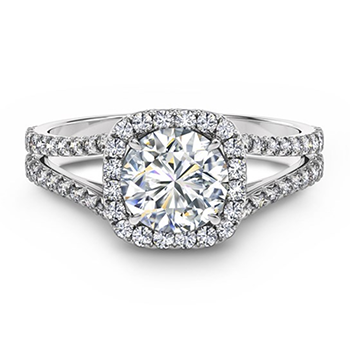 split shank engagement ring